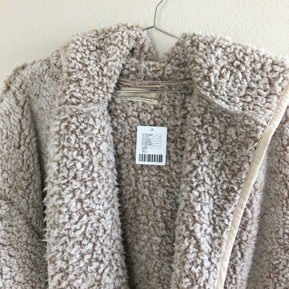 uo shaila oversized fuzzy jacket